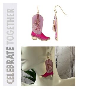 🐘🐘💓 Celebrate Together Cowgirl Boots Earrings